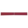 Ausziehbare Seitenmarkise für Terrasse, rot, 170 x 1200 cm von vidaXL, Sonnenschirme - Ref: Foro24-313398, Preis: 154,60 €, R...