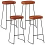 Hocher Tisch-Set und 5-teilige Hocker aus massivem Mangoholz und Metall. von , Möbelsets für Küchen und Esszimmer - Ref: Foro...