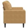 Sofá de 2 plazas con cojines terciopelo marrón 140 cm von , Sofas - Ref: Foro24-3278226, Preis: 246,91 €, Rabatt: %