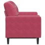 Sofá de 2 plazas con cojines terciopelo rojo tinto 120 cm von , Sofas - Ref: Foro24-3278213, Preis: 246,31 €, Rabatt: %