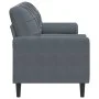Sofá de 3 plazas con cojines terciopelo gris oscuro 180 cm by , Sofas - Ref: Foro24-3278230, Price: 268,40 €, Discount: %