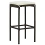 Küchenhocker mit Kissen 6 Stück braunes synthetisches Rattan von vidaXL, Küchenhocker - Ref: Foro24-313448, Preis: 184,20 €, ...