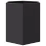 Jardineras hexagonales 2 uds acero negra 46x40x45 cm by , Pots and planters - Ref: Foro24-851109, Price: 86,25 €, Discount: %