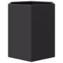 Sechseckige Pflanzgefäße 2 Stück Schwarz Stahl 46x40x45 cm von , Töpfe und Pflanzgefäße - Ref: Foro24-851109, Preis: 90,01 €,...