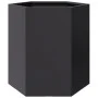 Jardineras hexagonales 2 uds acero negra 46x40x45 cm by , Pots and planters - Ref: Foro24-851109, Price: 86,25 €, Discount: %
