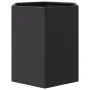 Jardineras hexagonales 2 uds acero negra 46x40x45 cm by , Pots and planters - Ref: Foro24-851109, Price: 86,25 €, Discount: %