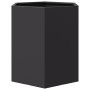 Sechseckige Pflanzgefäße 2 Stück Schwarz Stahl 46x40x45 cm von , Töpfe und Pflanzgefäße - Ref: Foro24-851109, Preis: 90,01 €,...