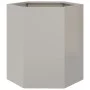Jardinera hexagonal acero inoxidable 46x40x45 cm by , Pots and planters - Ref: Foro24-851116, Price: 57,77 €, Discount: %