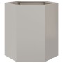Sechseckiger Pflanzkübel aus Edelstahl 46x40x45 cm von , Töpfe und Pflanzgefäße - Ref: Foro24-851116, Preis: 50,51 €, Rabatt: %