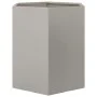 Jardinera hexagonal acero inoxidable 46x40x45 cm by , Pots and planters - Ref: Foro24-851116, Price: 57,77 €, Discount: %