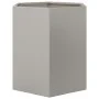 Jardinera hexagonal acero inoxidable 46x40x45 cm by , Pots and planters - Ref: Foro24-851116, Price: 57,77 €, Discount: %