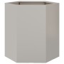 Jardinera hexagonal acero inoxidable 46x40x45 cm by , Pots and planters - Ref: Foro24-851116, Price: 50,51 €, Discount: %