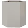 Jardinera hexagonal acero inoxidable 46x40x45 cm by , Pots and planters - Ref: Foro24-851116, Price: 57,77 €, Discount: %