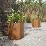 Jardineras hexagonales 46x40x45 cm acero desgastado by , Pots and planters - Ref: Foro24-851121, Price: 67,02 €, Discount: %