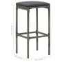 Küchenhocker mit Kissen 6 Einheiten graues synthetisches Rattan von vidaXL, Küchenhocker - Ref: Foro24-313450, Preis: 185,07 ...