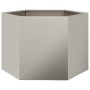 Sechseckiger Pflanzkübel 69x60x45 cm aus abgenutztem Stahl von , Töpfe und Pflanzgefäße - Ref: Foro24-851128, Preis: 68,76 €,...