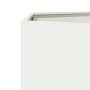 Sechseckiges Blumenbeet aus weißem Stahl, 138x120x45 cm. von , Töpfe und Pflanzgefäße - Ref: Foro24-851137, Preis: 96,62 €, R...