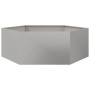 Sechseckiges Pflanzgefäß aus Edelstahl, 138x120x45 cm. von , Töpfe und Pflanzgefäße - Ref: Foro24-851140, Preis: 145,70 €, Ra...