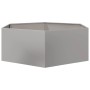 Jardinera hexagonal de acero inoxidable 138x120x45 cm by , Pots and planters - Ref: Foro24-851140, Price: 145,70 €, Discount: %