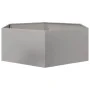 Sechseckiges Pflanzgefäß aus Edelstahl, 138x120x45 cm. von , Töpfe und Pflanzgefäße - Ref: Foro24-851140, Preis: 143,29 €, Ra...