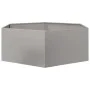 Sechseckiges Pflanzgefäß aus Edelstahl, 138x120x45 cm. von , Töpfe und Pflanzgefäße - Ref: Foro24-851140, Preis: 143,29 €, Ra...