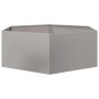 Sechseckiges Pflanzgefäß aus Edelstahl, 138x120x45 cm. von , Töpfe und Pflanzgefäße - Ref: Foro24-851140, Preis: 145,70 €, Ra...
