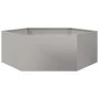 Sechseckiges Pflanzgefäß aus Edelstahl, 138x120x45 cm. von , Töpfe und Pflanzgefäße - Ref: Foro24-851140, Preis: 143,29 €, Ra...