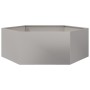Sechseckiges Pflanzgefäß aus Edelstahl, 138x120x45 cm. von , Töpfe und Pflanzgefäße - Ref: Foro24-851140, Preis: 145,70 €, Ra...