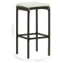 Küchenhocker mit Kissen 6 Stück braunes synthetisches Rattan von vidaXL, Küchenhocker - Ref: Foro24-313448, Preis: 184,20 €, ...