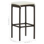 Küchenhocker mit Kissen 6 Stück braunes synthetisches Rattan von vidaXL, Küchenhocker - Ref: Foro24-313448, Preis: 186,49 €, ...