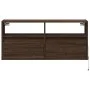 Wand-TV-Möbel mit LED-Lichtern in Eichenbraun 100x31x45 cm von , TV-Möbel - Ref: Foro24-852340, Preis: 72,55 €, Rabatt: %