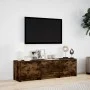 LED-TV-Möbel aus geräucherter Eichen-Ingenieurholz 140x34x40 cm. von , TV-Möbel - Ref: Foro24-852247, Preis: 100,64 €, Rabatt: %
