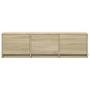 Mueble de TV LED madera de ingeniería roble Sonoma 140x34x40 cm by , TV Furniture - Ref: Foro24-852245, Price: 94,11 €, Disco...