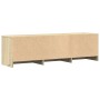 Mueble de TV LED madera de ingeniería roble Sonoma 140x34x40 cm by , TV Furniture - Ref: Foro24-852245, Price: 94,11 €, Disco...