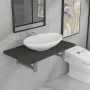 Zweiteiliges Badezimmermöbelset aus grauer Keramik. von , Badezimmermöbel - Ref: Foro24-279331, Preis: 83,28 €, Rabatt: %