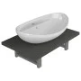 Zweiteiliges Badezimmermöbelset aus Keramik und Eichenholz. von , Badezimmermöbel - Ref: Foro24-279333, Preis: 127,16 €, Raba...
