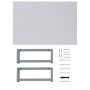 Zweiteiliges Badezimmermöbelset aus weißer Keramik. von , Badezimmermöbel - Ref: Foro24-279344, Preis: 102,02 €, Rabatt: %