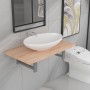 Conjunto de muebles de baño 2 piezas cerámica roble de , Muebles de baño - Ref: Foro24-279327, Precio: 92,72 €
