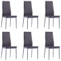 Siebenteiliges Esszimmer-Set, bestehend aus einem Esstisch und Stühlen in Grau. von , Möbelsets für Küchen und Esszimmer - Re...