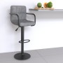 Taburete de cocina de terciopelo gris claro de , Taburetes de cocina - Ref: Foro24-334648, Precio: 85,75 €, Descuento: %