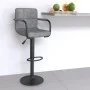 Taburete de cocina de terciopelo gris claro de , Taburetes de cocina - Ref: Foro24-334648, Precio: 84,57 €, Descuento: %