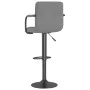 Taburete de cocina de terciopelo gris claro de , Taburetes de cocina - Ref: Foro24-334648, Precio: 84,57 €, Descuento: %