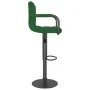Küchenhocker, 2 Stück, dunkelgrünes Samtgewebe von , Küchenhocker - Ref: Foro24-334662, Preis: 141,44 €, Rabatt: %