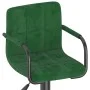 Küchenhocker, 2 Stück, dunkelgrünes Samtgewebe von , Küchenhocker - Ref: Foro24-334662, Preis: 141,44 €, Rabatt: %
