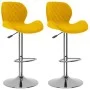 Taburetes de cocina 2 unidades terciopelo amarillo mostaza de , Taburetes de cocina - Ref: Foro24-334918, Precio: 145,89 €, D...