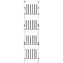 Telescopic boot rack with aluminum bars by , Shoe racks and shoe organizers - Ref: Foro24-321110, Price: 61,42 €, Discount: %