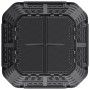 Compostador de jardín negro 93,3x93,3x80 cm 480 L de , Compostadores - Ref: Foro24-146276, Precio: 85,89 €, Descuento: %