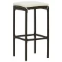 Küchenhocker mit Kissen 2 Stück synthetisches Rattan braun von vidaXL, Küchenhocker - Ref: Foro24-313439, Preis: 50,76 €, Rab...