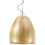Round industrial hanging lamp 25 W brass 42 cm E27 by , Lamps - Ref: Foro24-320556, Price: 88,35 €, Discount: %