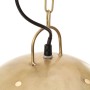 Round industrial hanging lamp 25 W brass 42 cm E27 by , Lamps - Ref: Foro24-320556, Price: 88,35 €, Discount: %